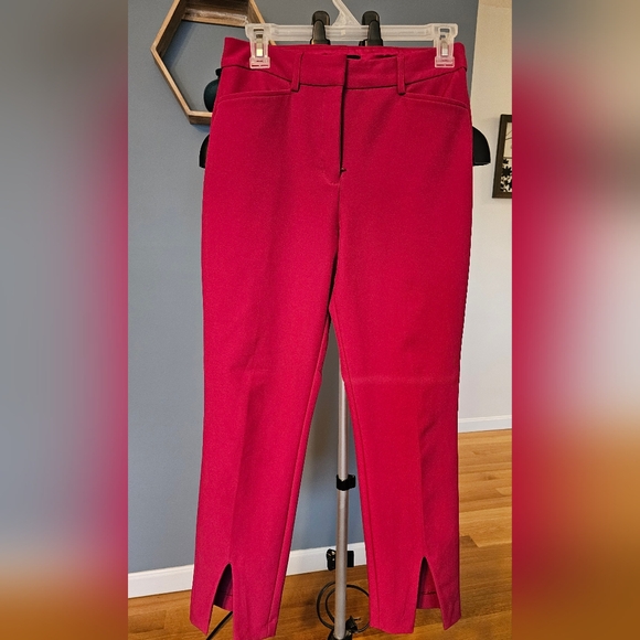 EXPRESS - 4S- RASPBERRY/PINK COLOR- PANTS - Picture 1 of 4